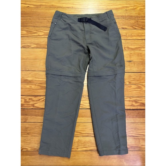 The North Face Other - The North Face Paramount Trail Convertible Belted Pants Mens 34 Green Hiking